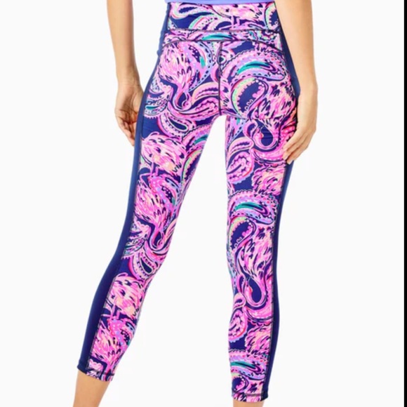 {Lilly Pulitzer} Brand New Weekender High Rise Midi Leggings - Picture 5 of 13